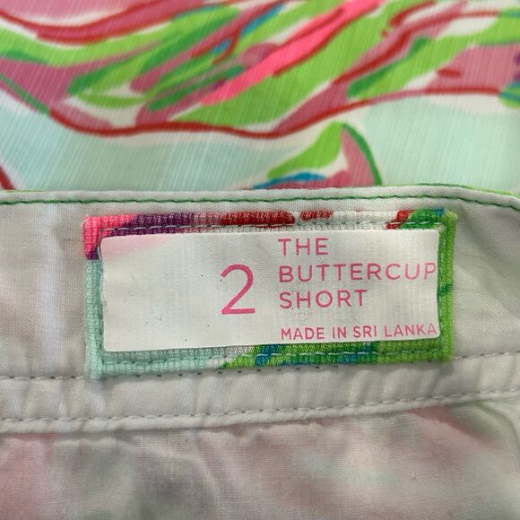Lilly Pulitzer Shorts Women’s Size 2 Pink The Buttercup Scalloped Hem - Picture 5 of 12